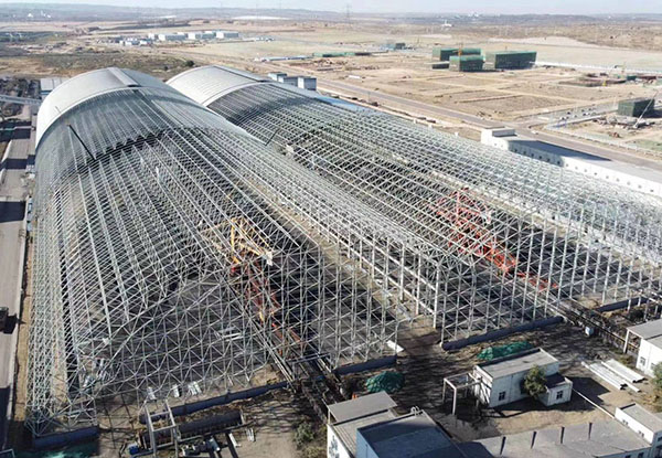 國家電廠封煤工程，FRP采光板項目